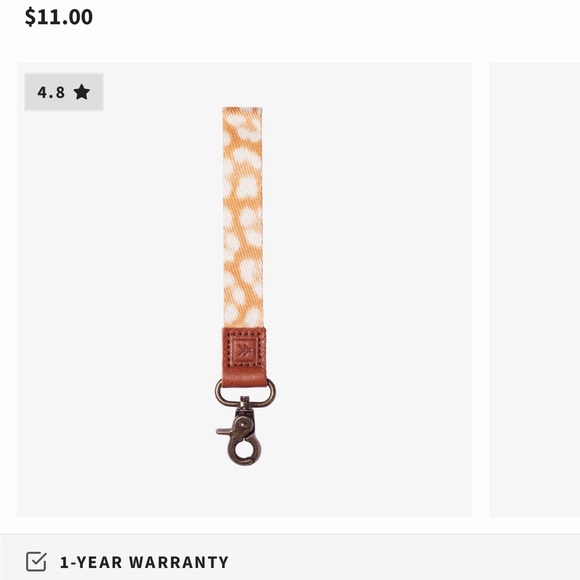 Thread Wallet and wrist lanyard Reese color NWT - Picture 3 of 8